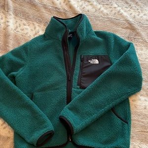 Beautiful green Nortn Face jacket. Perfect fall-spring.